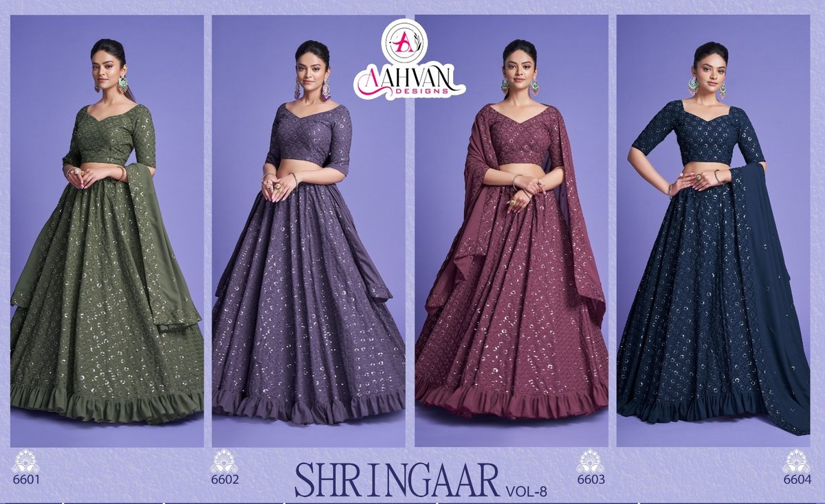 Aahvan Design Shrinagaar Vol-8 6601-6604 Series 5