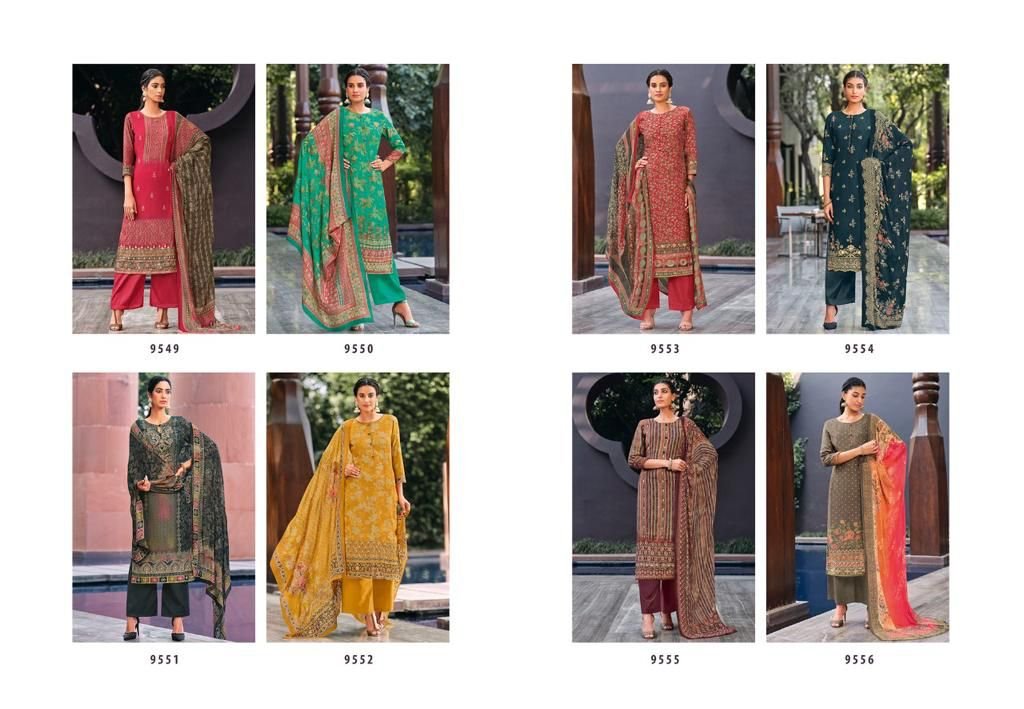 Glossy Simar Mahnoor 9549-9556 Series 9
