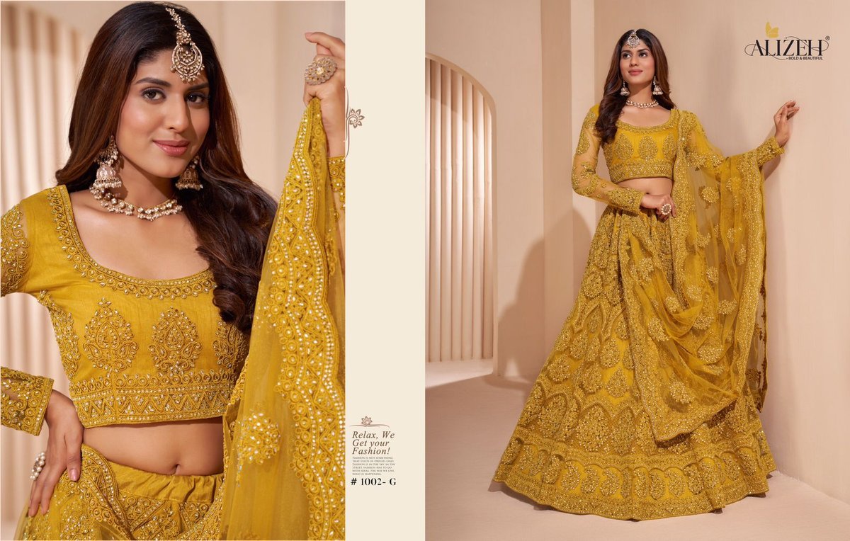 Alizeh Bridal Heritage Colour Splash 1001-1008 series 4