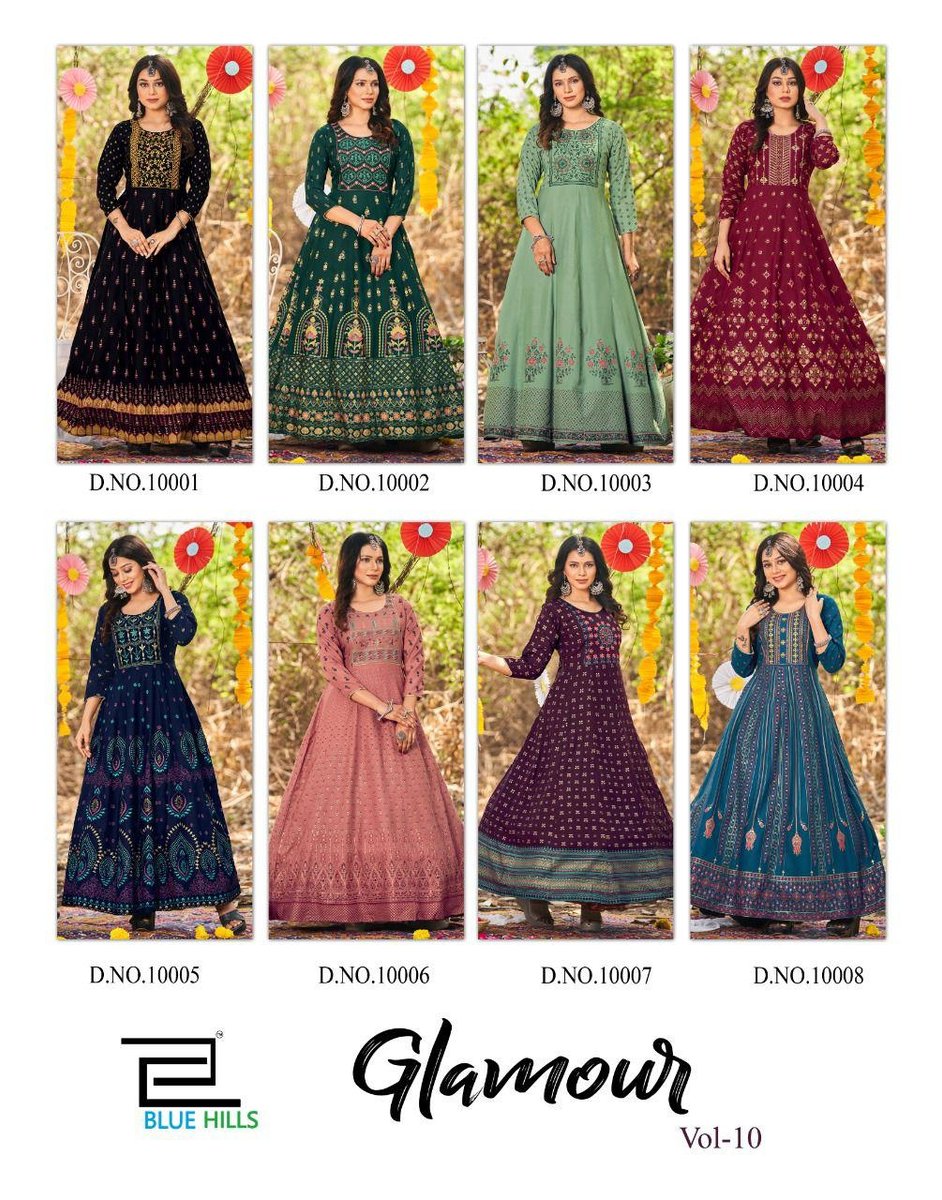 Blue Hills Glamour Vol-10 10001-10008 Series 9