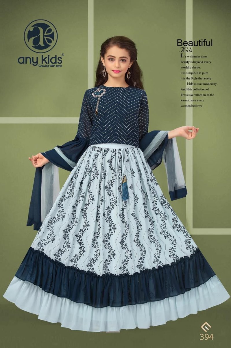 Any Kids Designer Gowns Vol-28 392-411 Series 3