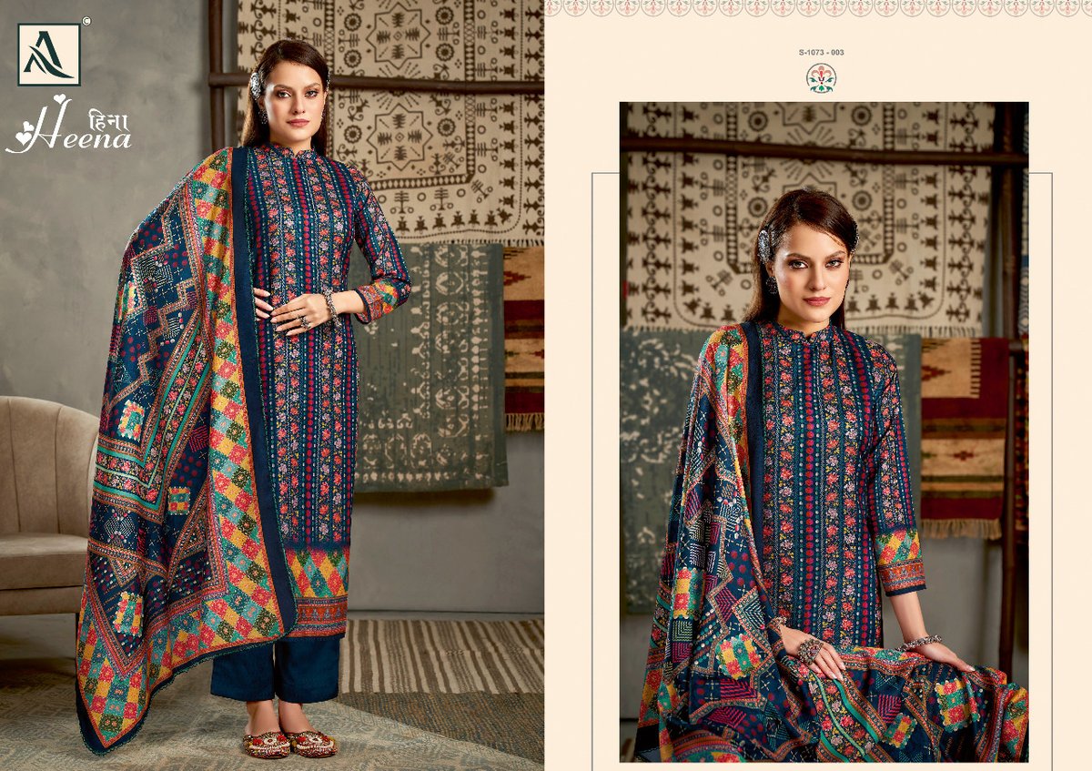 Alok Suit Heena 1073-001 to 1073-008 Series 3