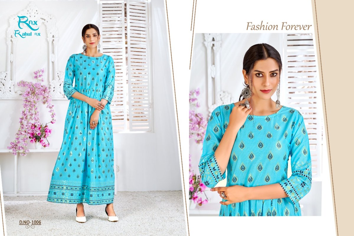 Rahul Nx Minakari Gown Vol-2 1001-1008 Series 6