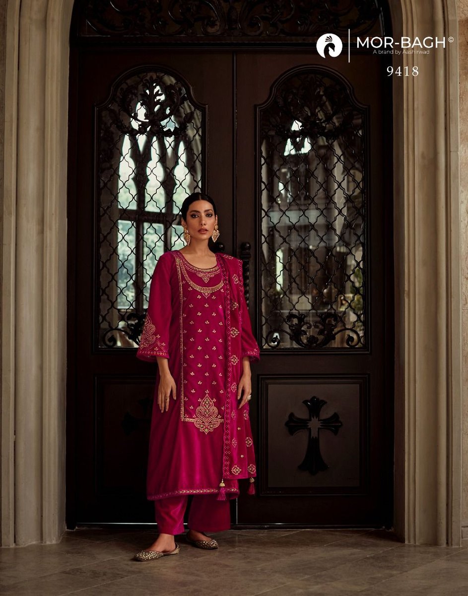 Aashirwad Creation Mor Bagh Eman 9418-9422 Series 1