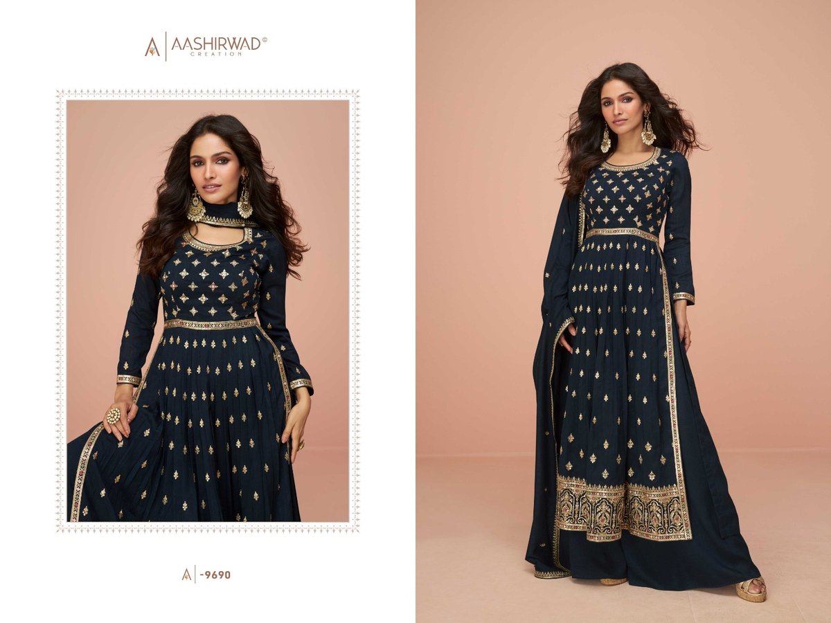 Aashirwad Creation Suhani 9690-9694 Series 1