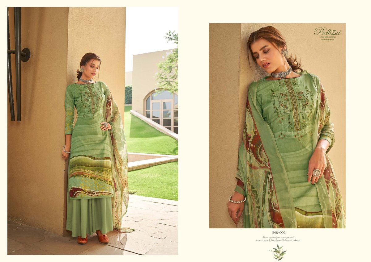 Belliza Designer Maanjari 548-001 to 548-010 Series 9