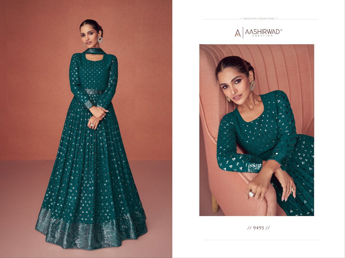 Aashirwad Creation Season Diamond 9495-9499 Series 1