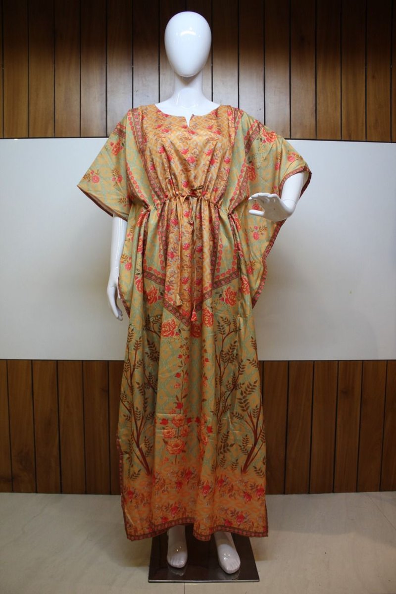 Inayat Floral Printed kaftans Collection 21001-21007 Series 2