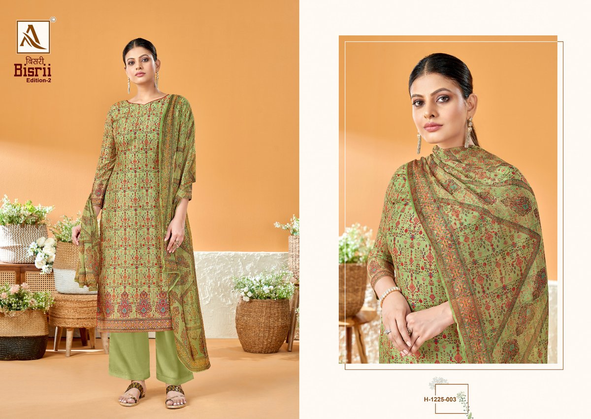 Alok Suit Bisrii Vol-2 1226-001 to 1226-008 Series 3