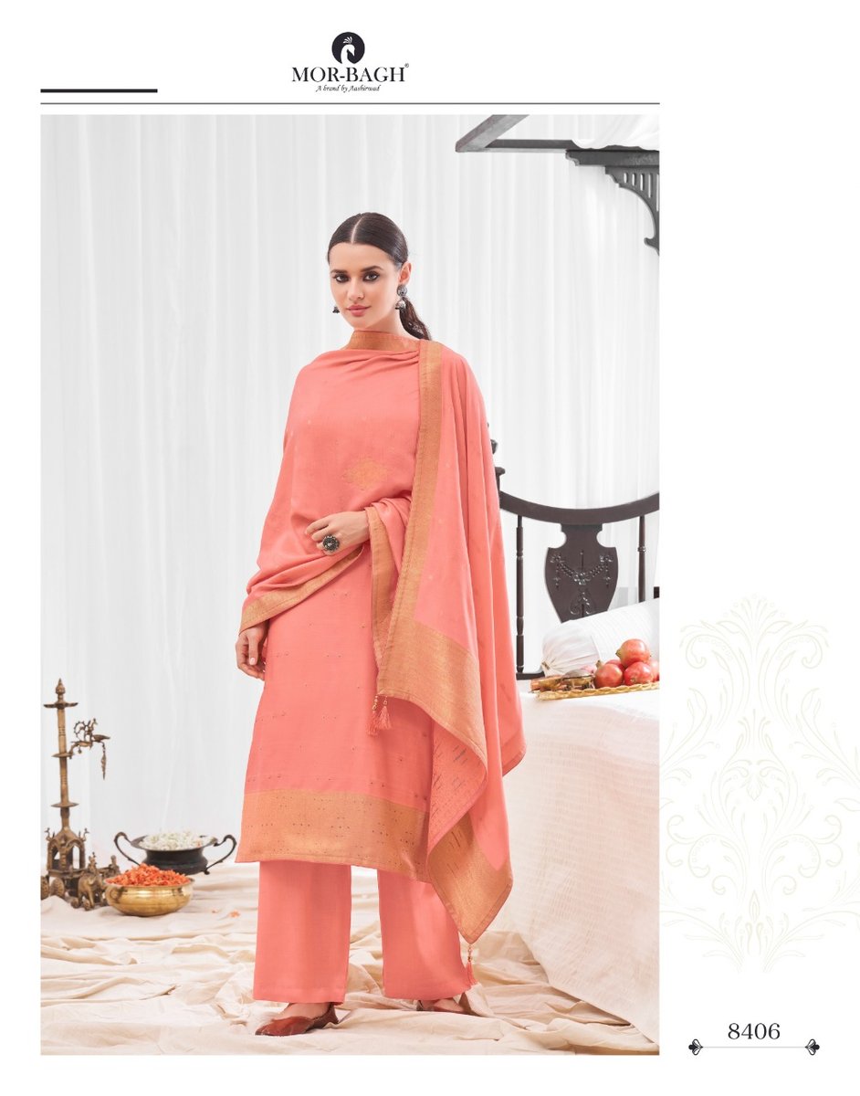Aashirwad Creation Mor Bagh Aaradhaya 8406-8411 Series 1