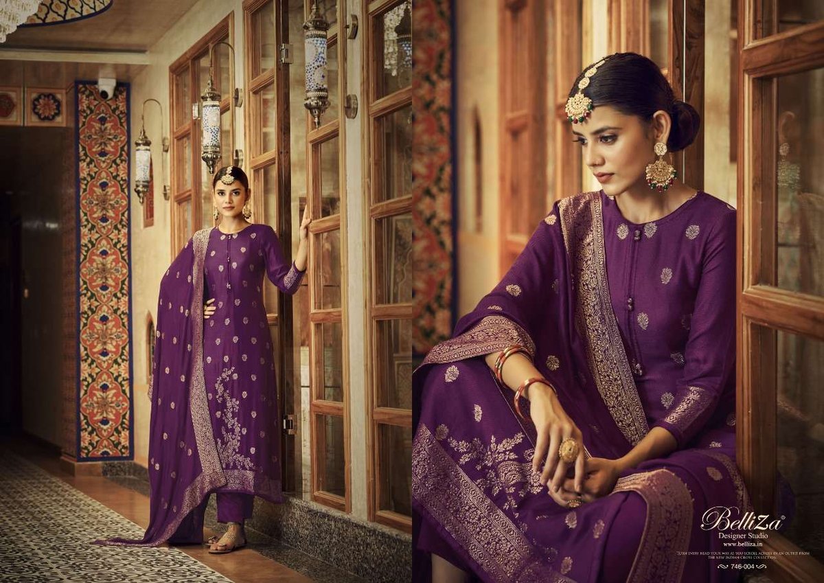 Belliza Designer Shayarana 746-001 to 746-006 Series 4