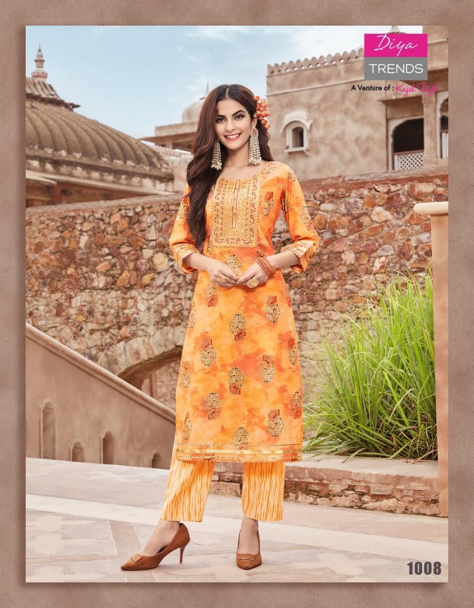 Diya Trends Gold Vol-1 1001-1010 Series 8