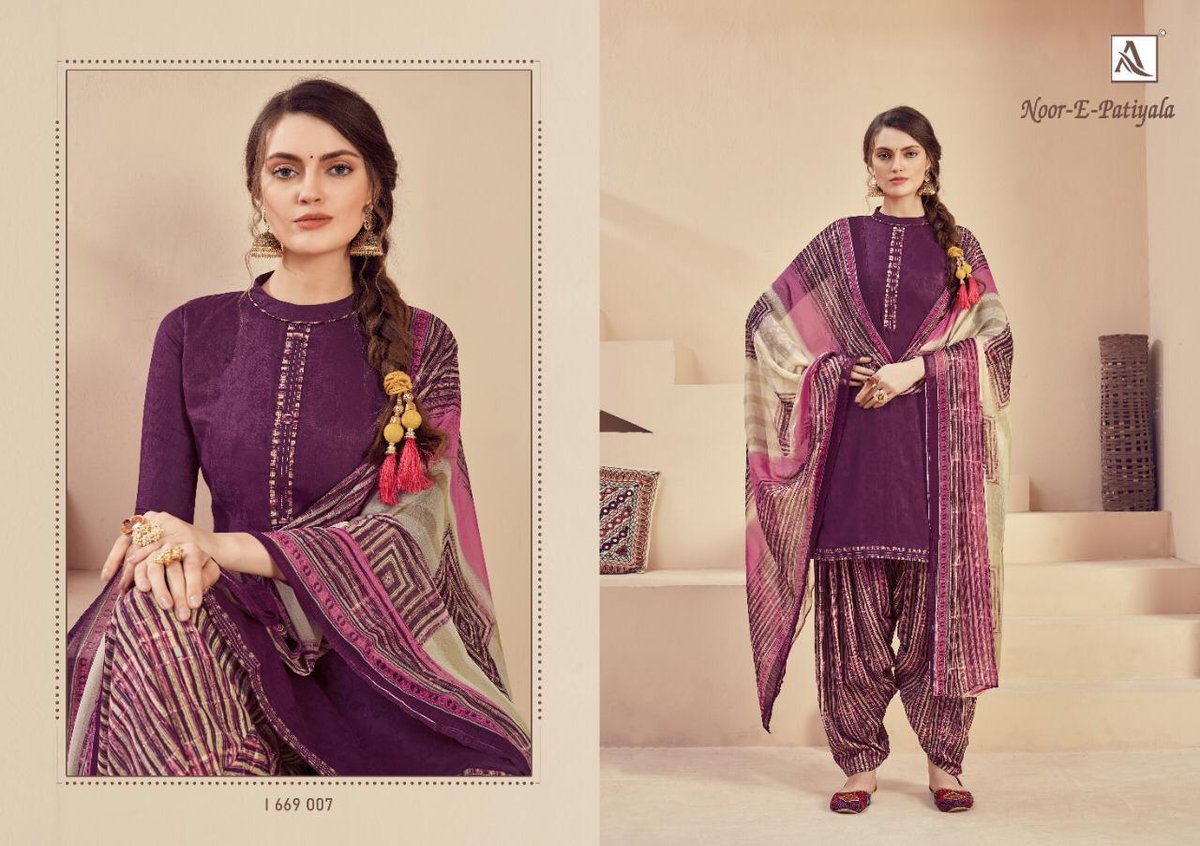Alok Suits Noor-E-Patiyala 669-001-669-010 Series 7