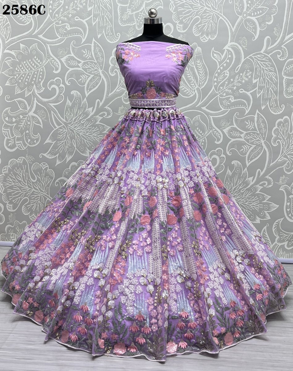 Anjani Art Bridal Lehenga 2586 Colors 10