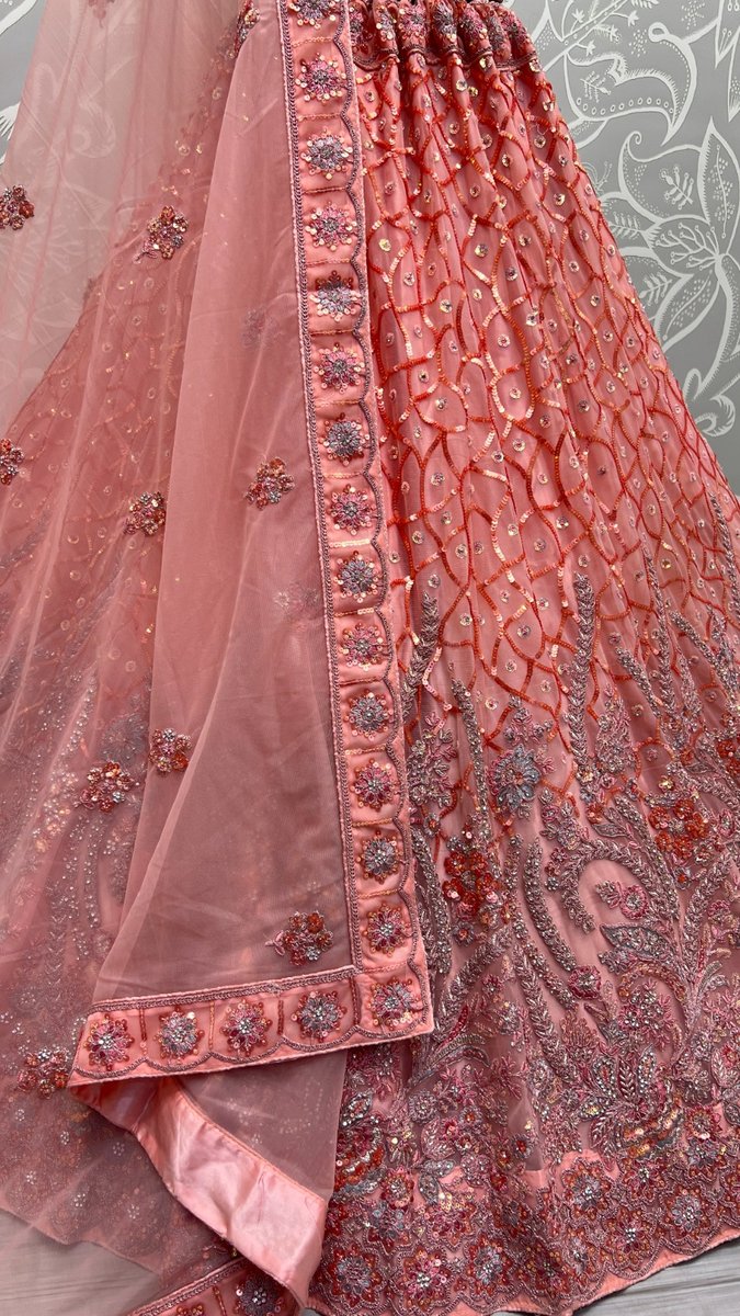 Anjani Art Bridal Lehenga 2509 Colors 3