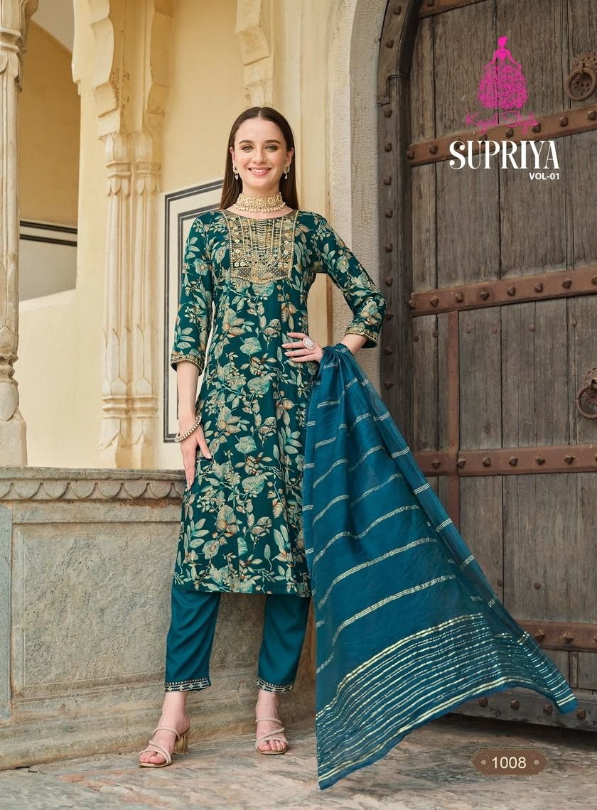 KAJAL STYLE SUPRIYA VOL-1 1001 TO 1008 8