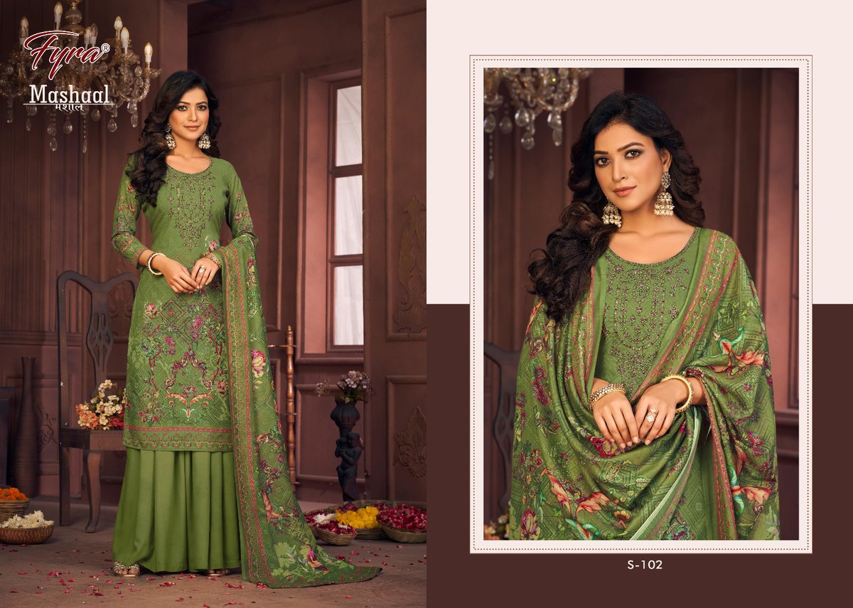 Alok Suit Fyra Mashaal S-101 to S-108 Series 2