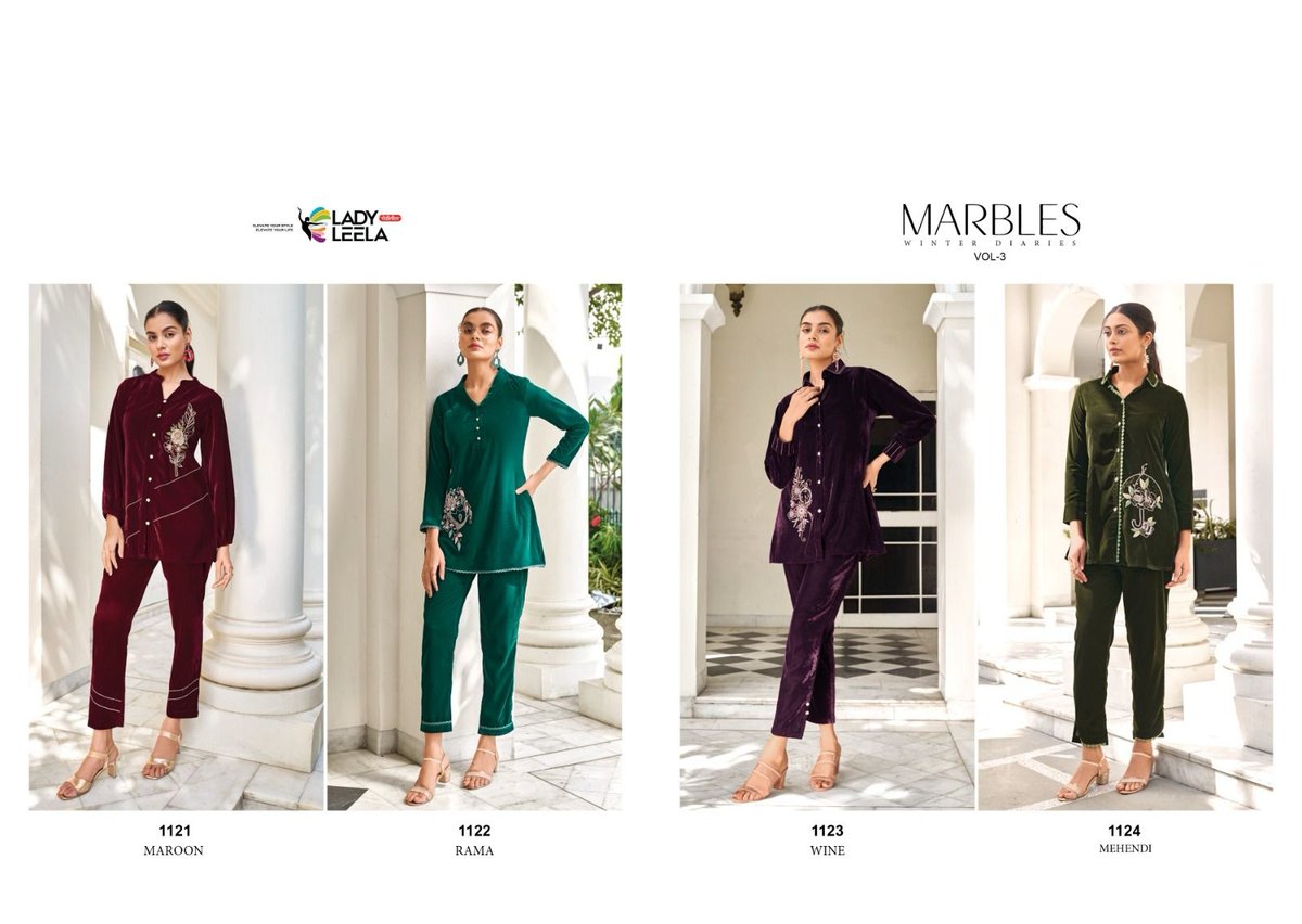 Lady Leela Marbles Vol-3 1121-1124 Series 5