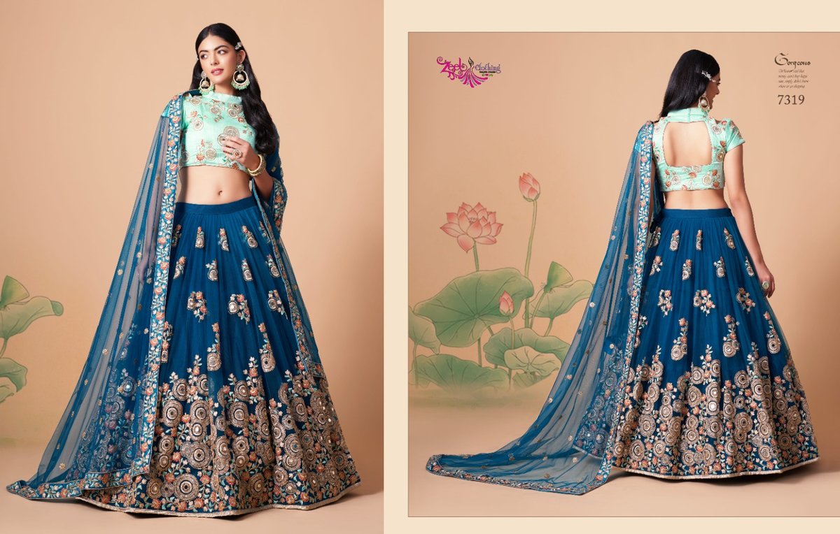Zeel Clothing Neo Romantic Vol-3 7315-7326 Series 5