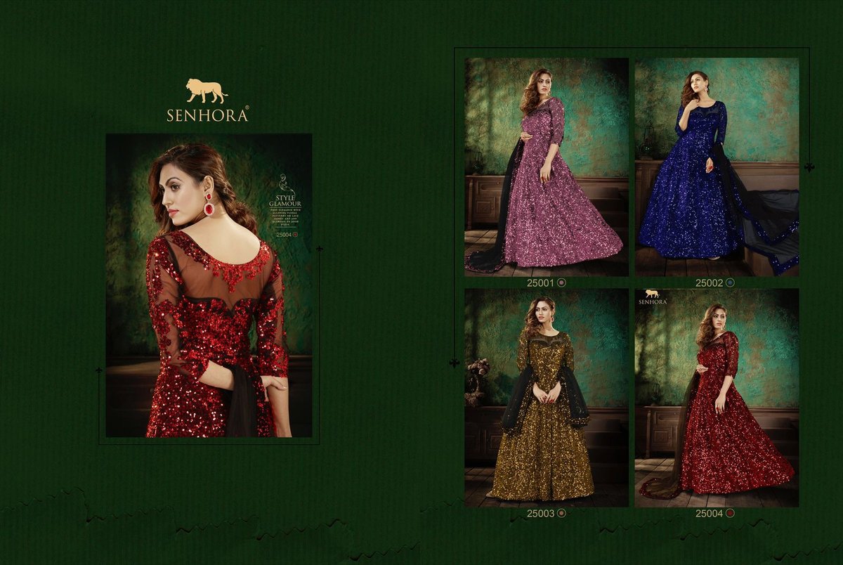 Senhora Dresses Guldasta Senhora Vol-25 25001-25004 Series 5