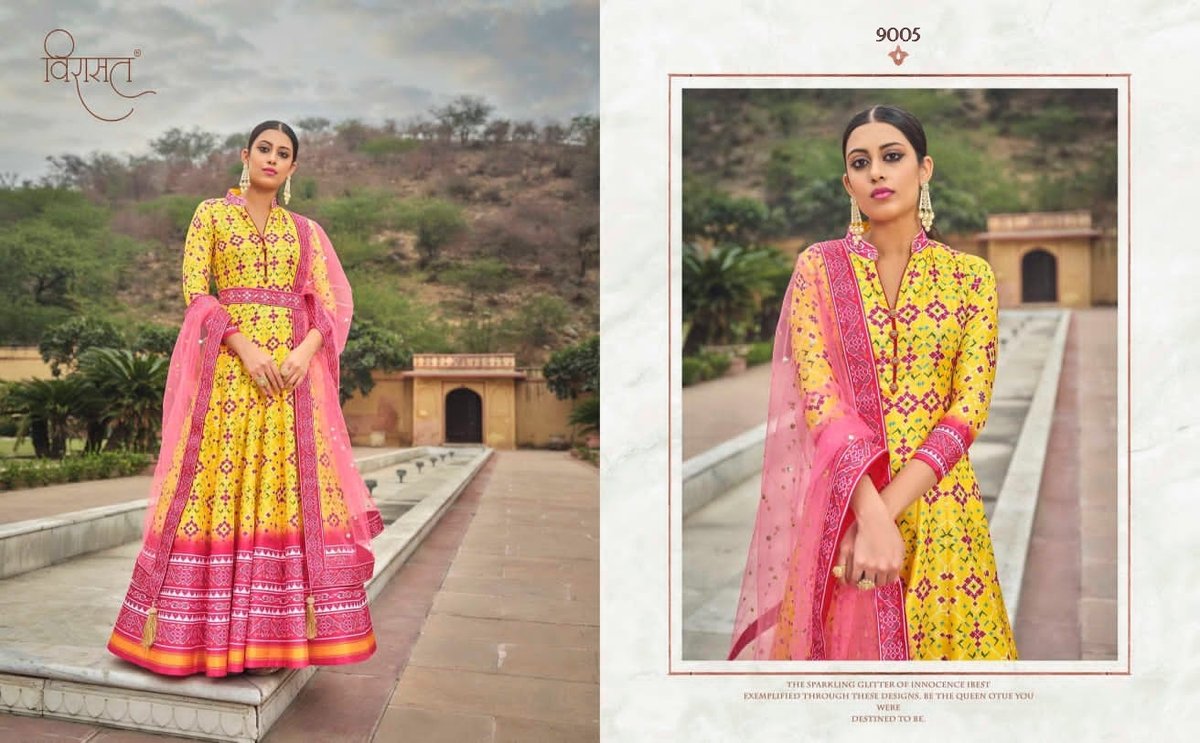 Virasat Gowns Patola 9001-9006 Series 5