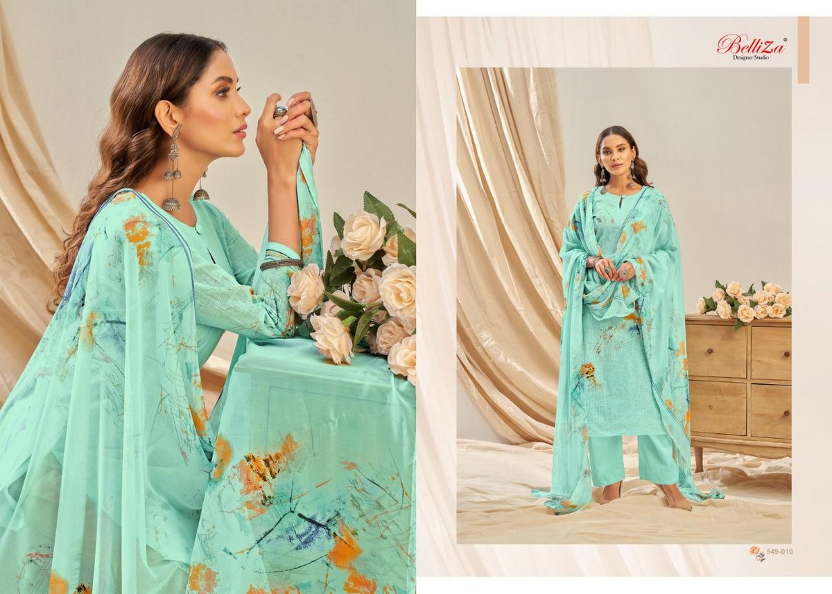 Belliza Designer Rukhsar 549-001 to 549-010 Series 10