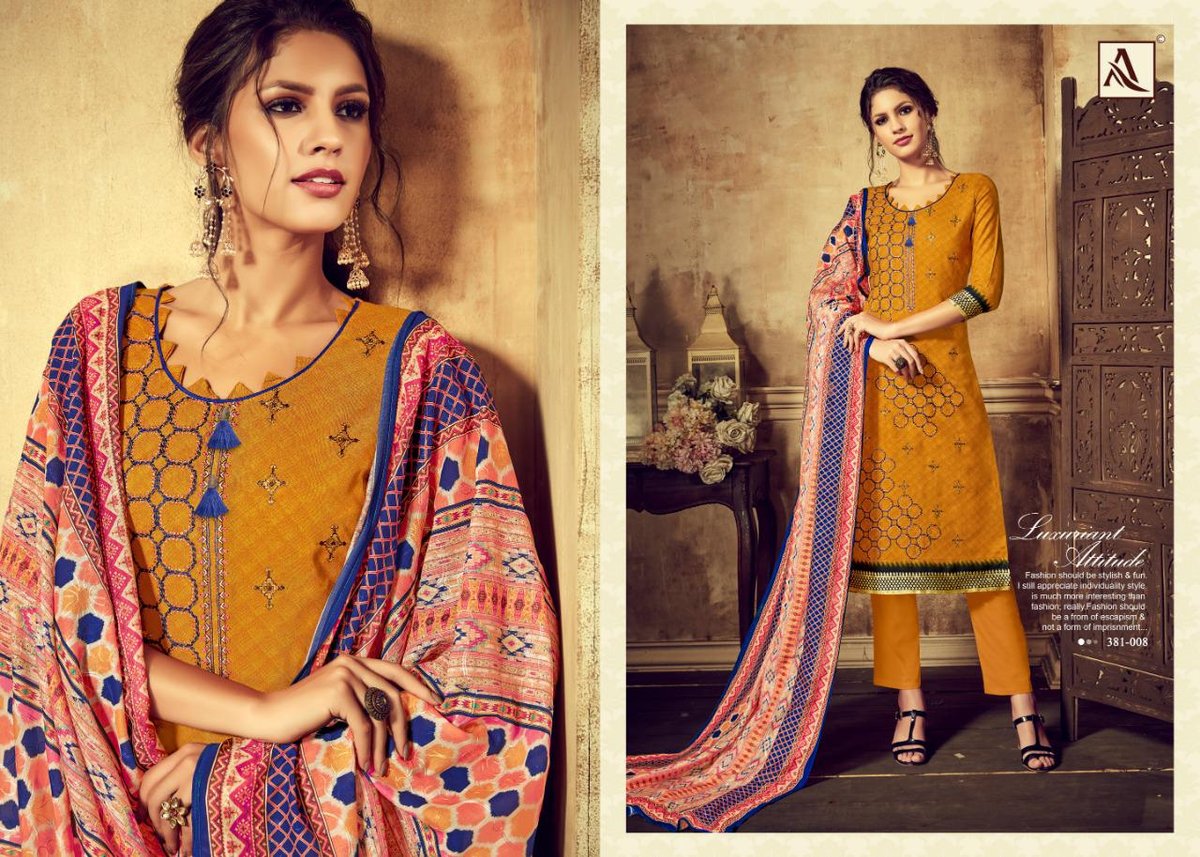 Alok Suits Wanya 381-001 to 381-008 Series 8