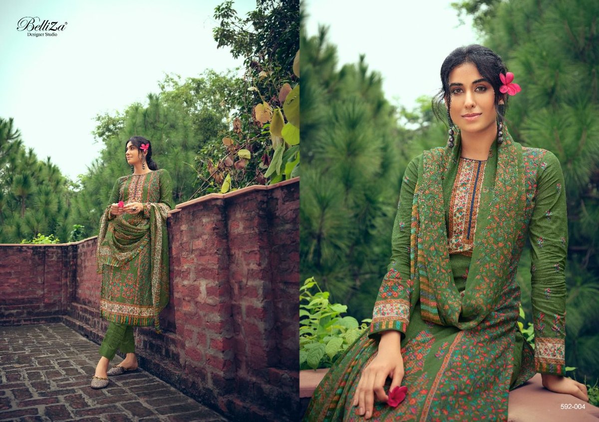 Belliza Designer Nainpreet 592-001 to 592-010 Series 4
