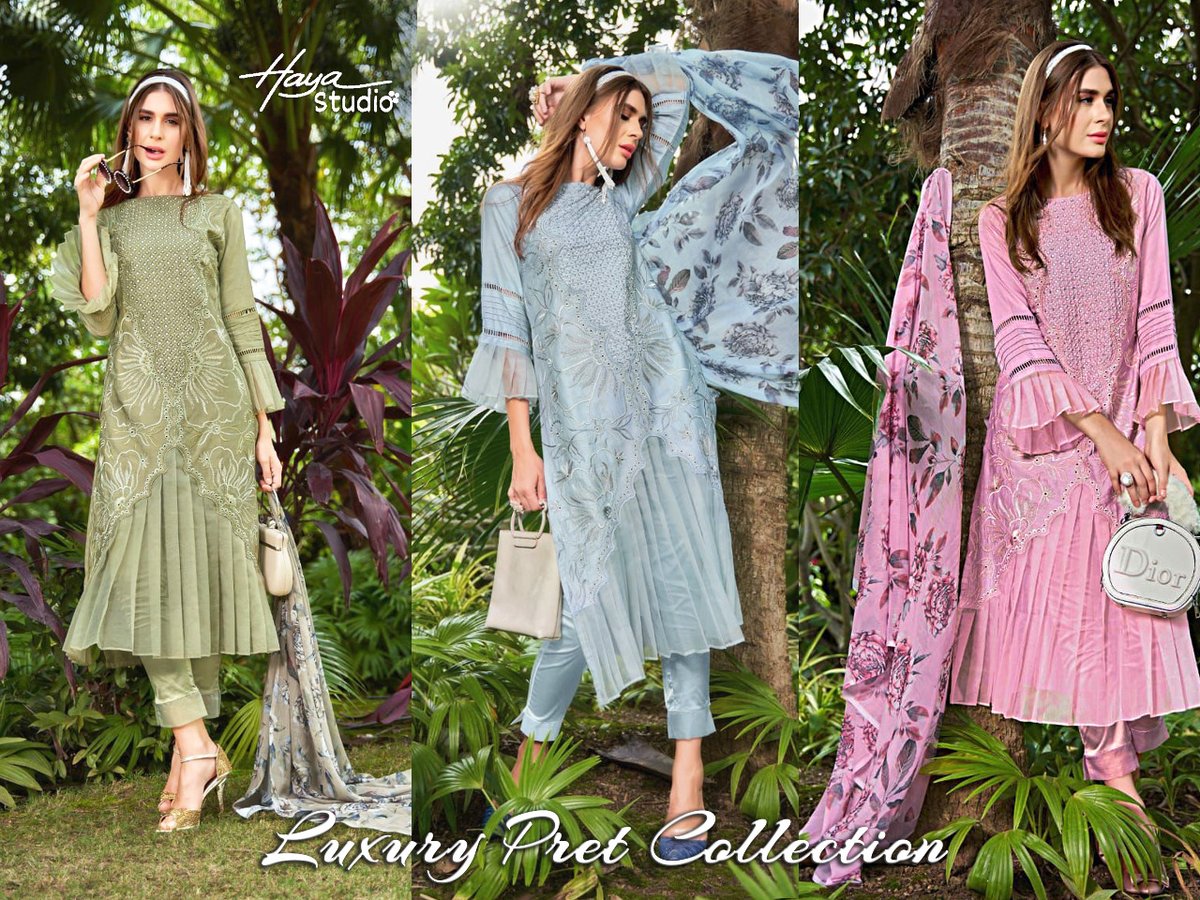 Haya Studio Luxury Pret Collection 1011 Colors 4