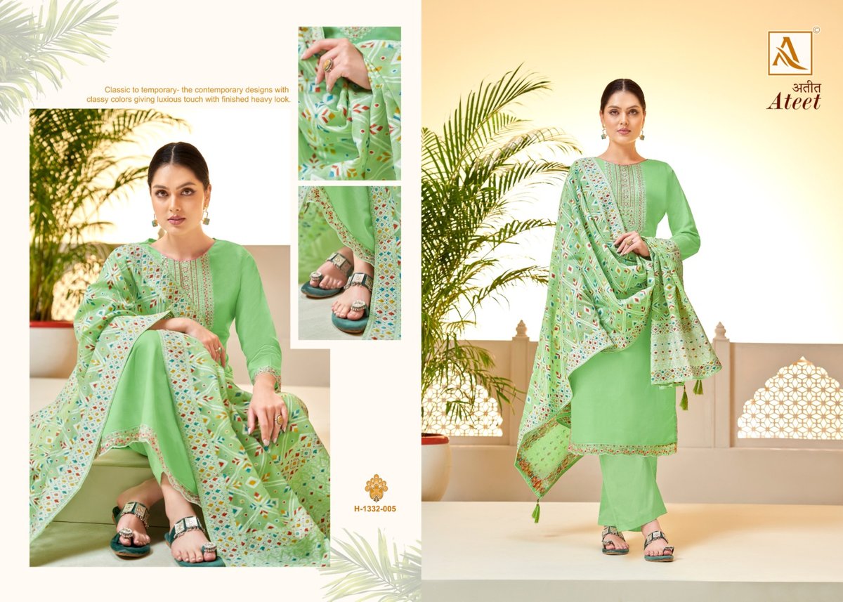 Alok Suits Ateet 1332-001 to 1332-006 Series 5