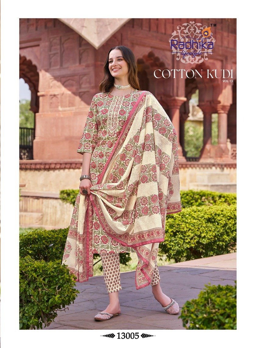 RADHIKA LIFESTYLE COTTON KUDI 13001 TO 13008 5