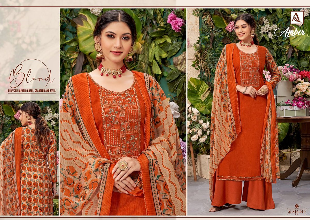Alok Suits Amber 816-001 to 816-010 Series 10