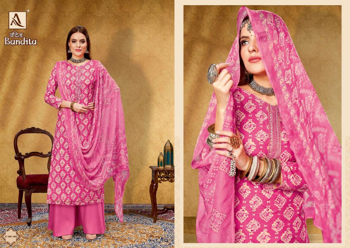 Alok Suit Bandita 1061-001 to 1061-008 Series 2
