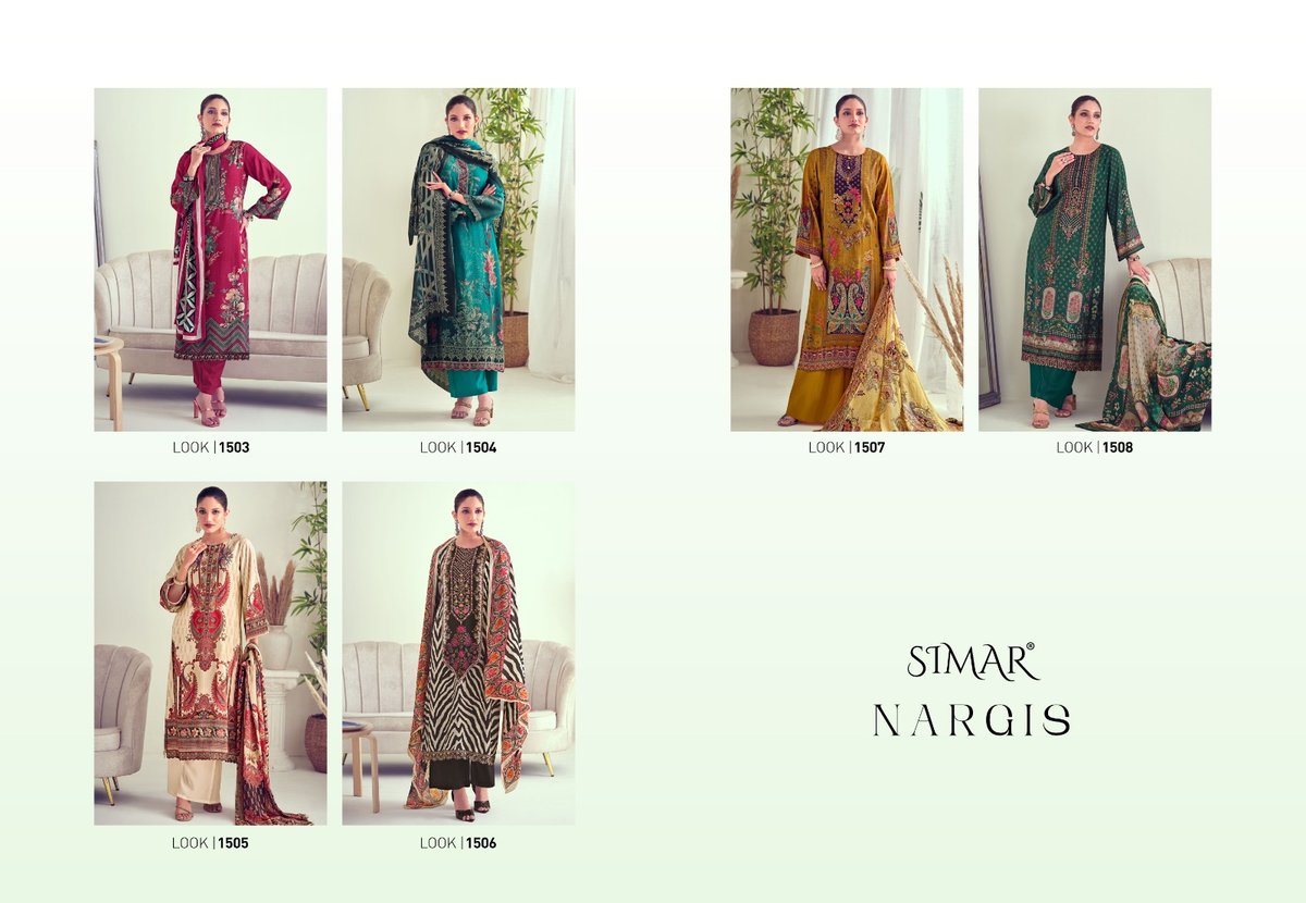 Glossy Simar Nargis 1503-1508 Series 7