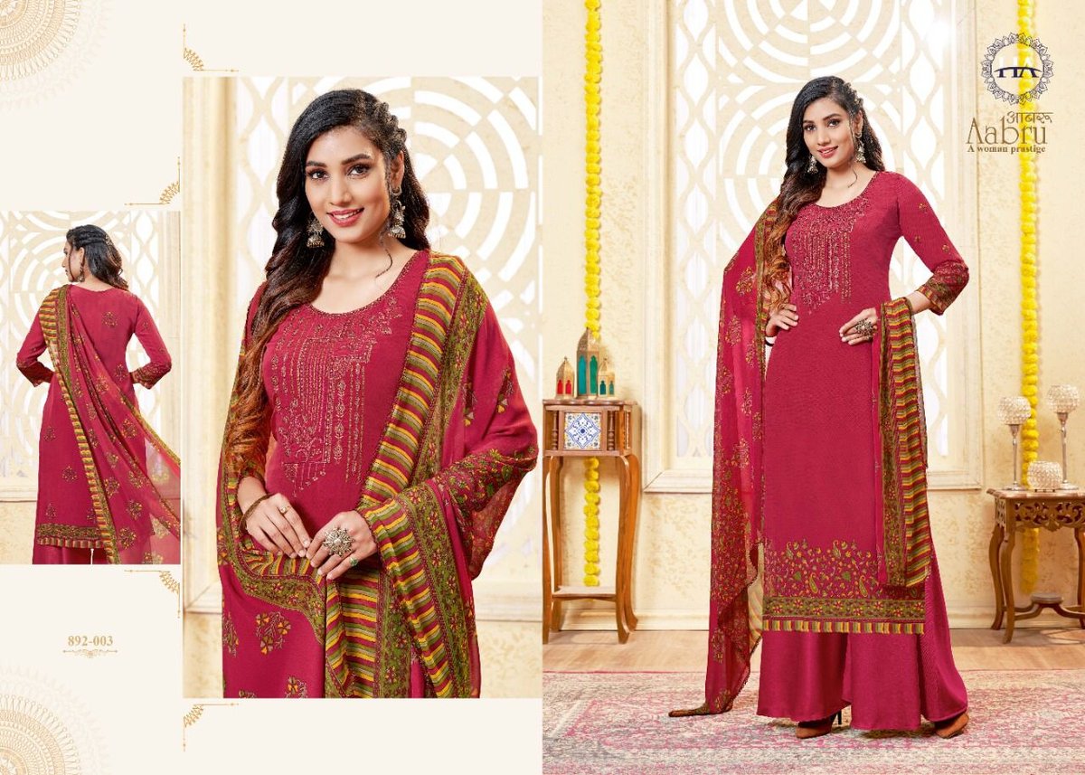 Harshit Fashion Aabru 892-001 to 892-010 Series 3
