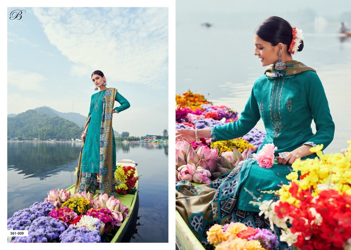 Belliza Designer Nizam-E-Patiyala 561-001 to 561-010 Series 9