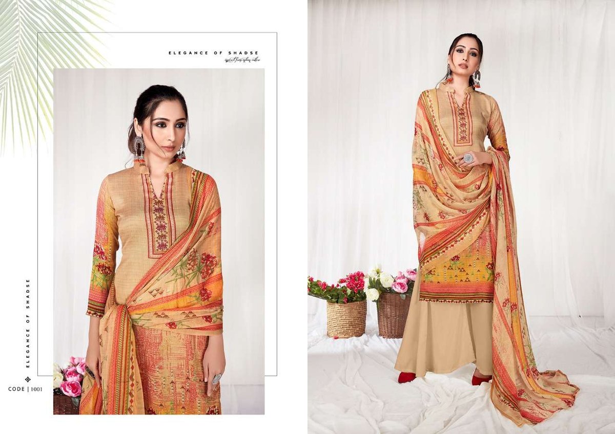 Anita Silk Kesariya Zaara 1001-1008 Series 1