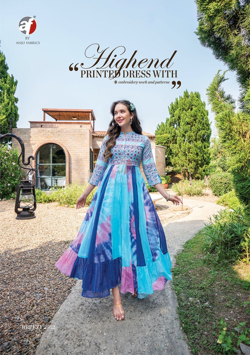 ANJU FABRIC BREEZY 2951 TO 2953 2