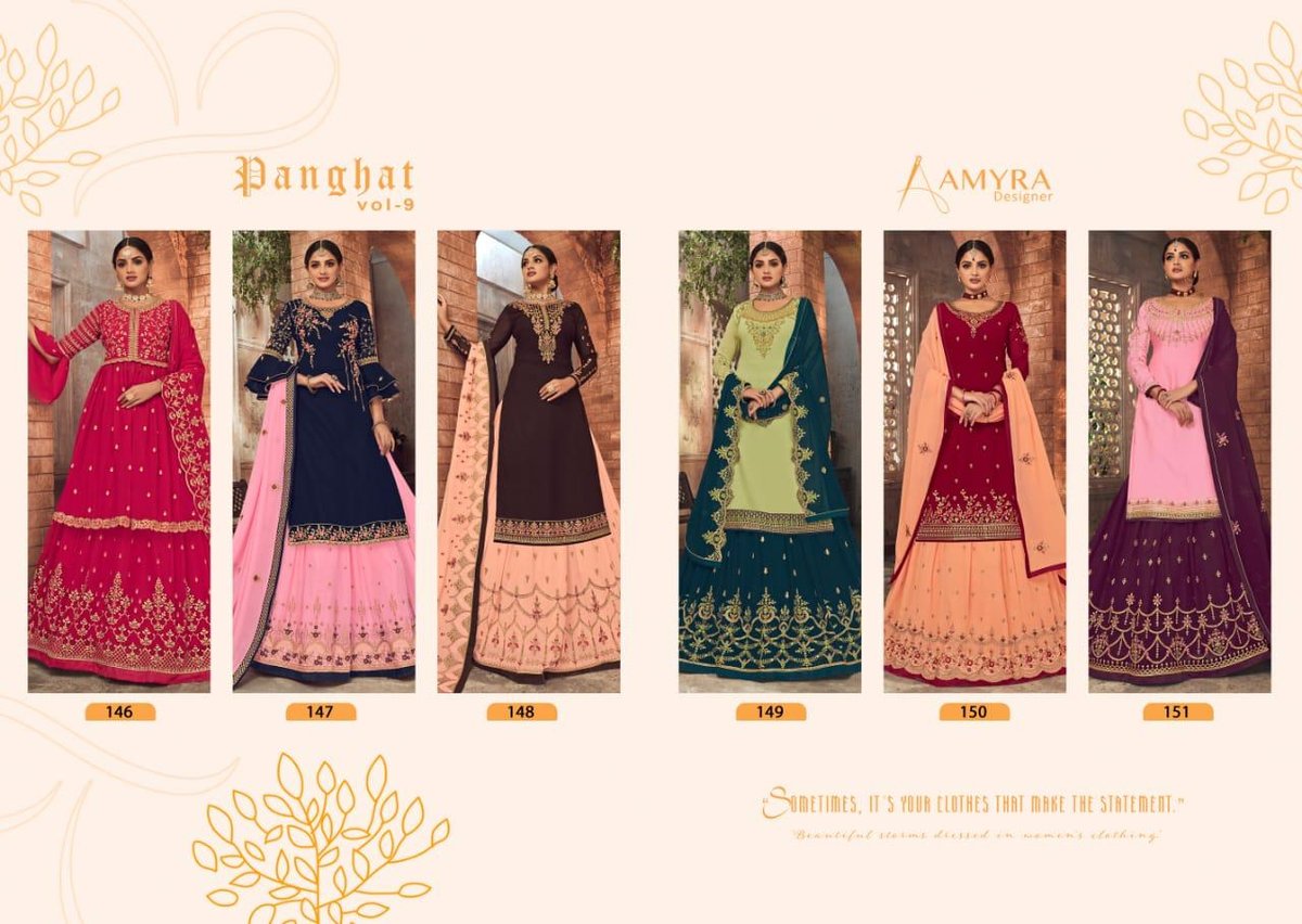 Amyra Designer Panghat Vol-9 146-151 Series 7