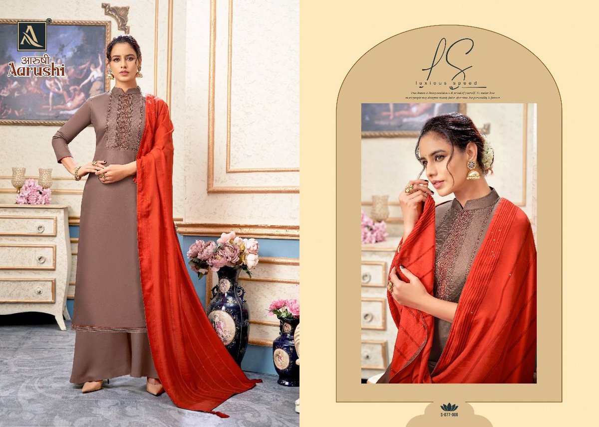 Alok Suit Aarushi 877-001 to 877-008 Series 6