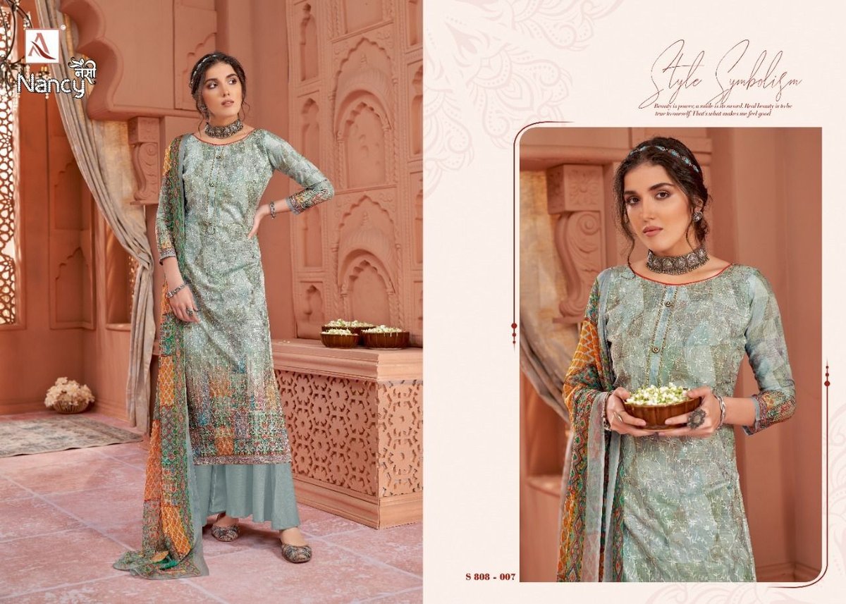 Alok Suit Nancy 808-001 to 808-008 Series 7