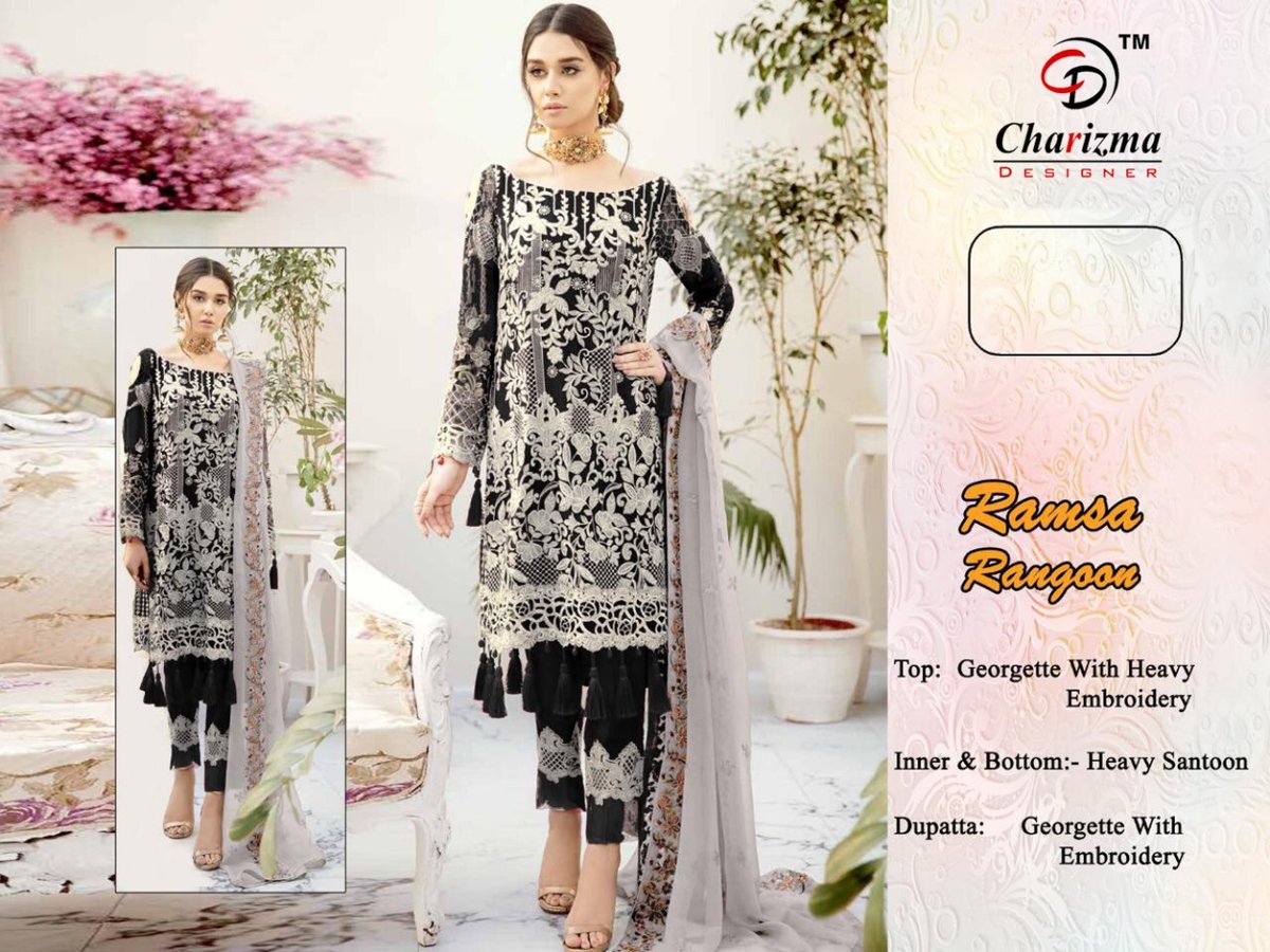 Charizma Designer Ramsha Rangoon 1001-1003 Series 1