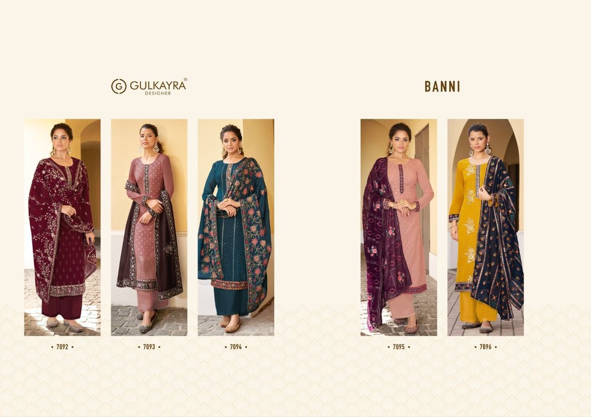 Gulkayra Designer Banni 7092-7096 Series 6