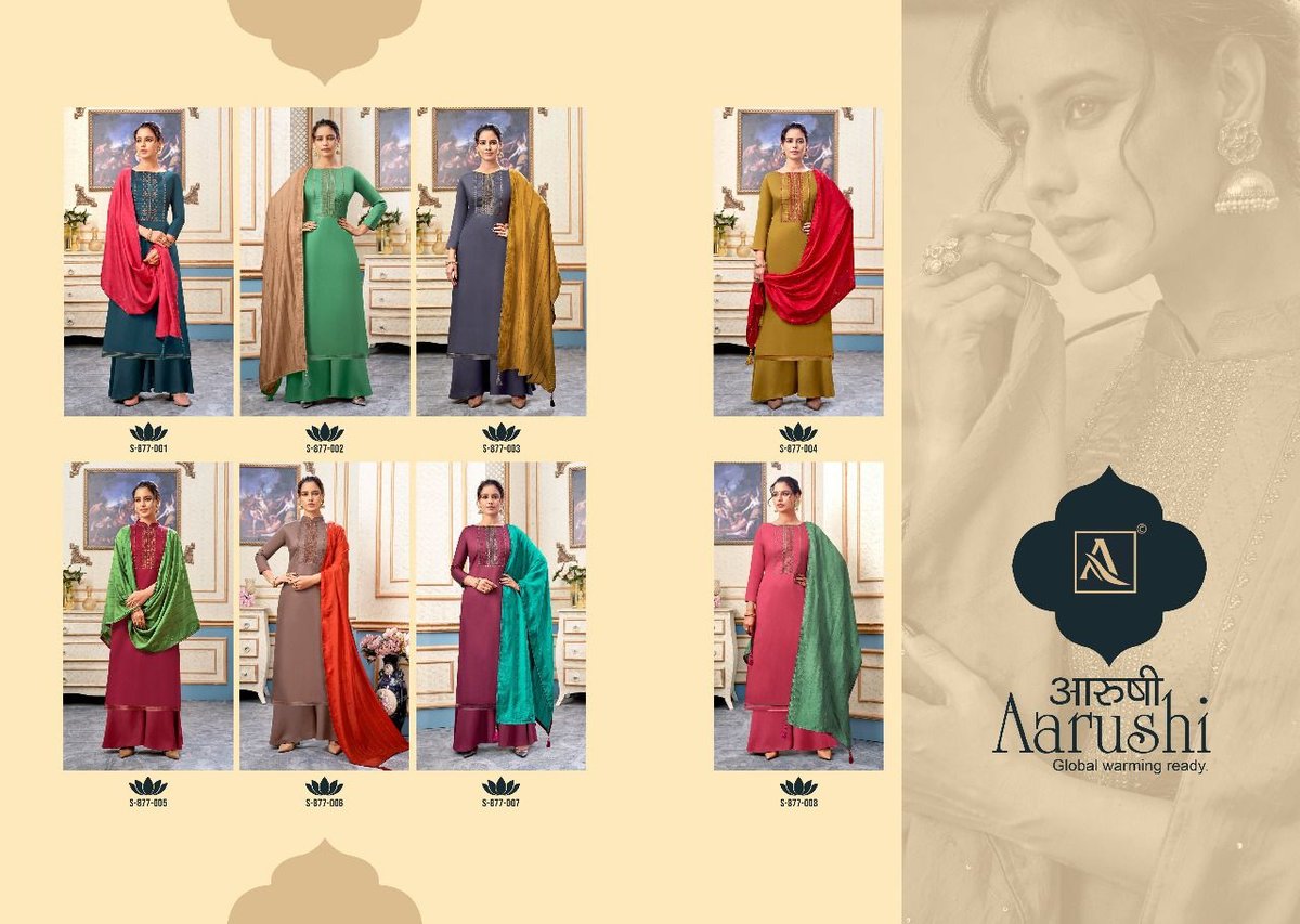 Alok Suit Aarushi 877-001 to 877-008 Series 9