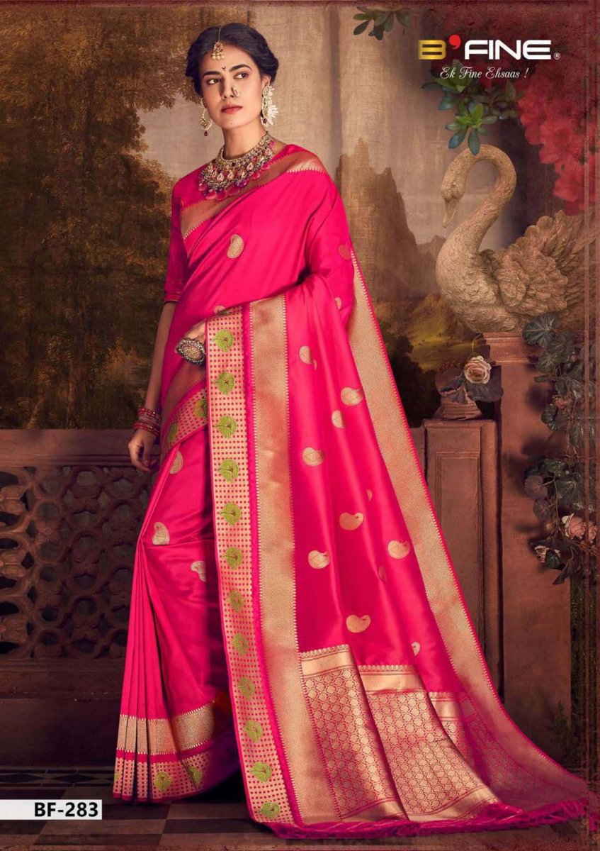 B Fine Saree Kalakari BF-281 to BF-300 Series 2