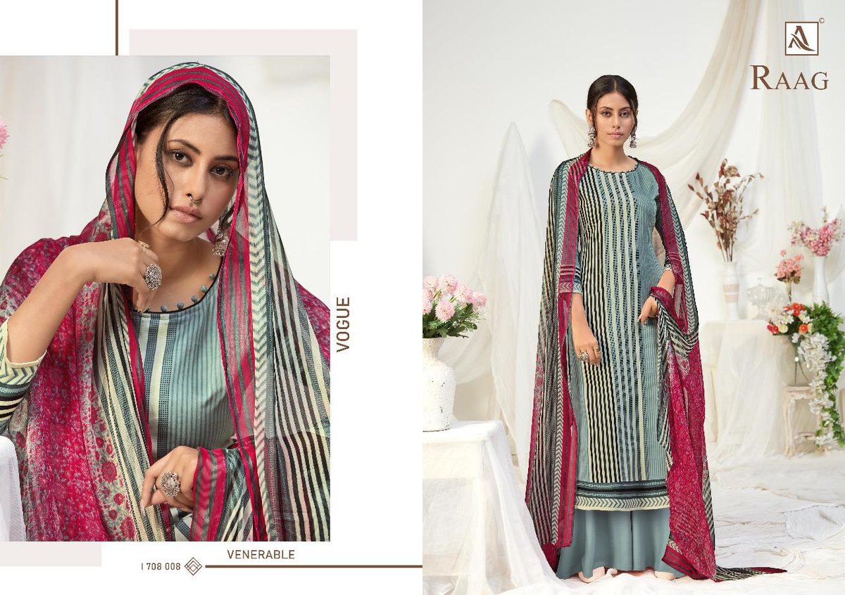 Alok Suits Raag 1708-001 to 1708-008 Series 8