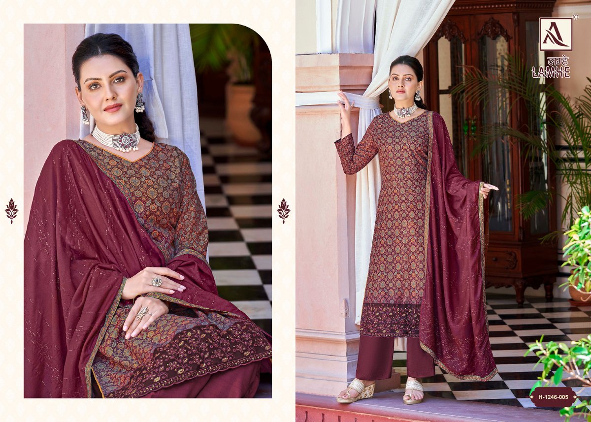 Alok Suit Lamhe 1246-001 to 1246-006 Series 5