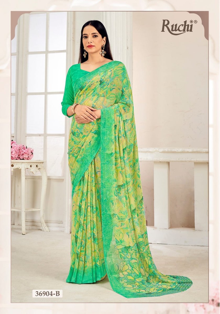 RUCHI RAGAA GEORGETTE VOL-11 36901A TO 36906B 8