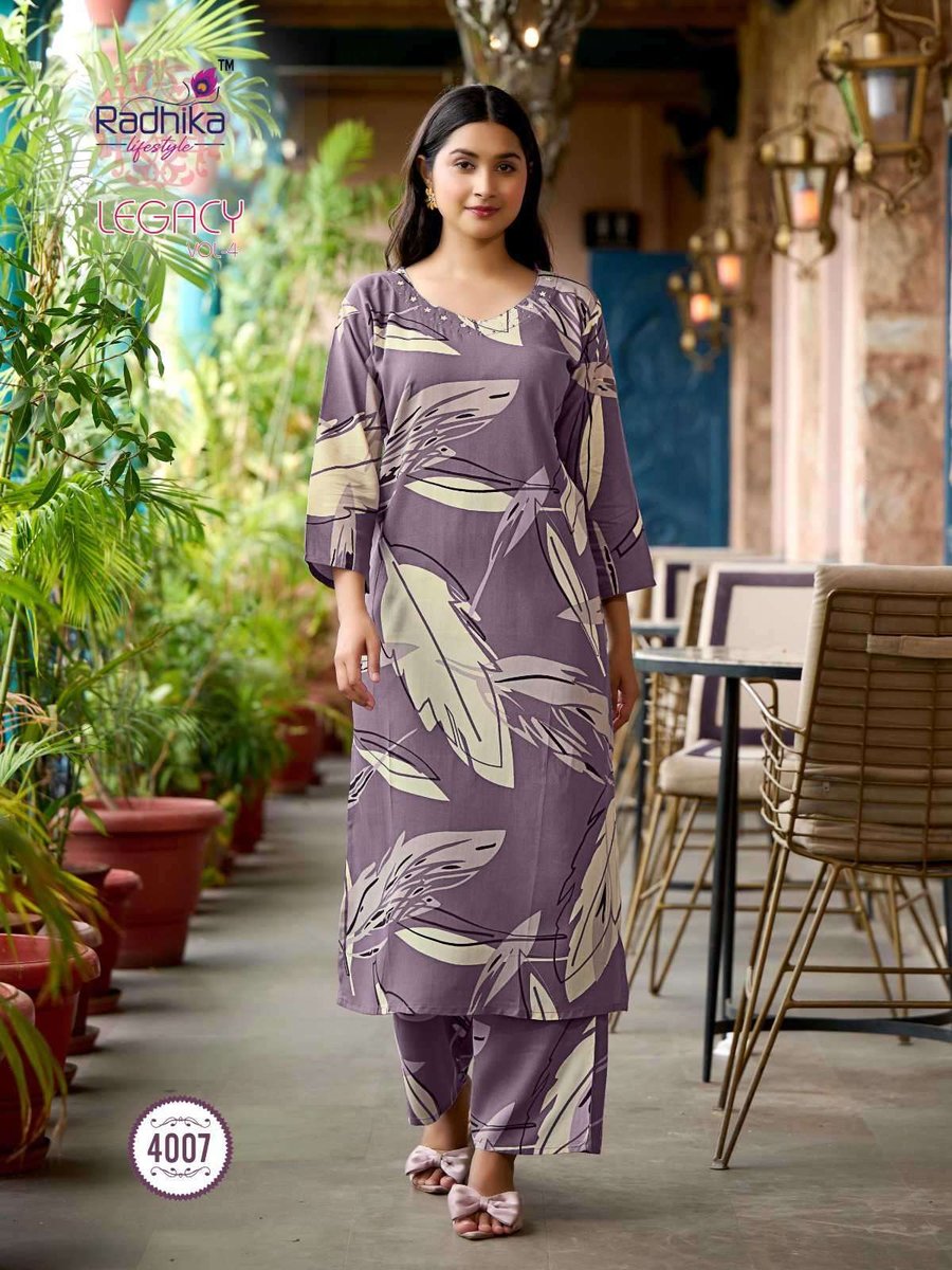 RADHIKA LIFESTYLE LEGACY VOL-4 4001-4008 SERIES 2