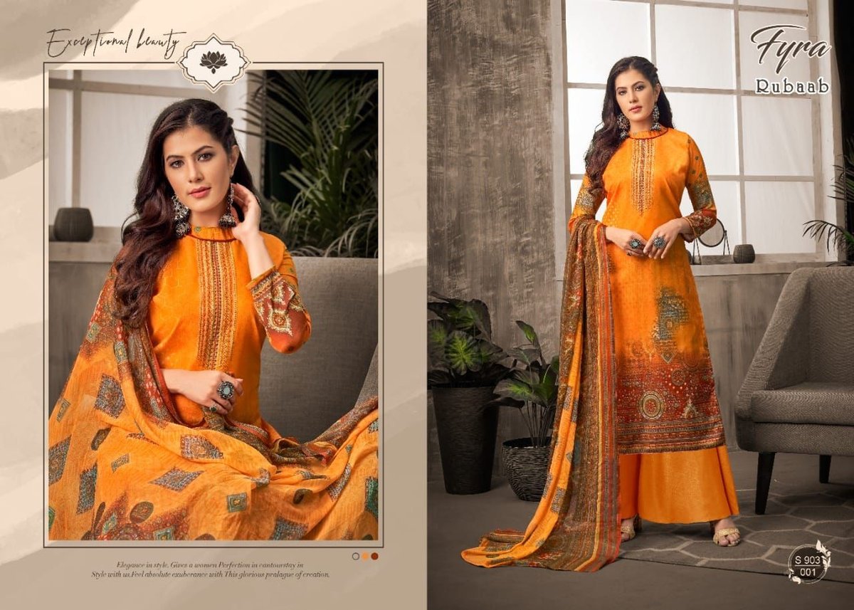 Alok Suits Fyra Rubaab 903-001 to 903-010 Series 1